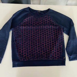 juicy couture blue sweatshirt